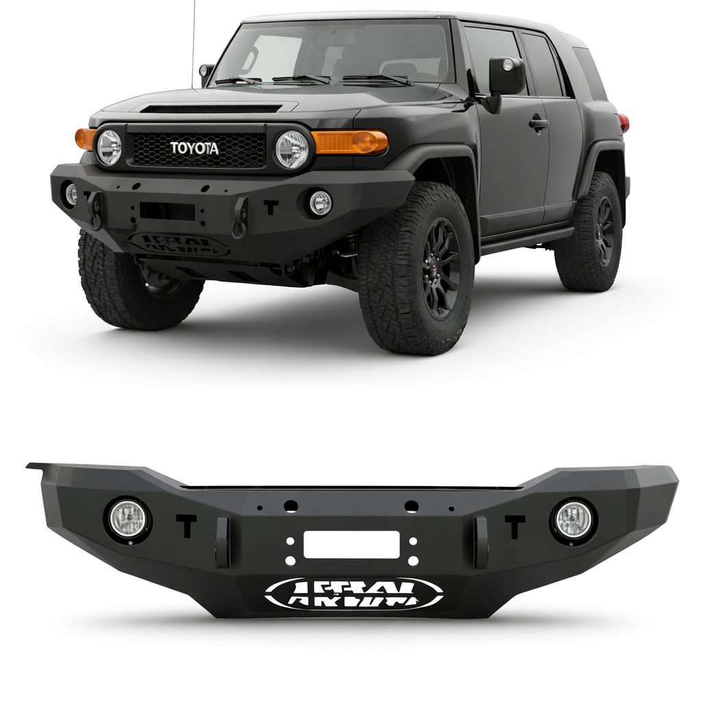 Toyota FJ Cruiser Front Bumper Plain Pro Performance Off-Road Steel Bumper | UAE