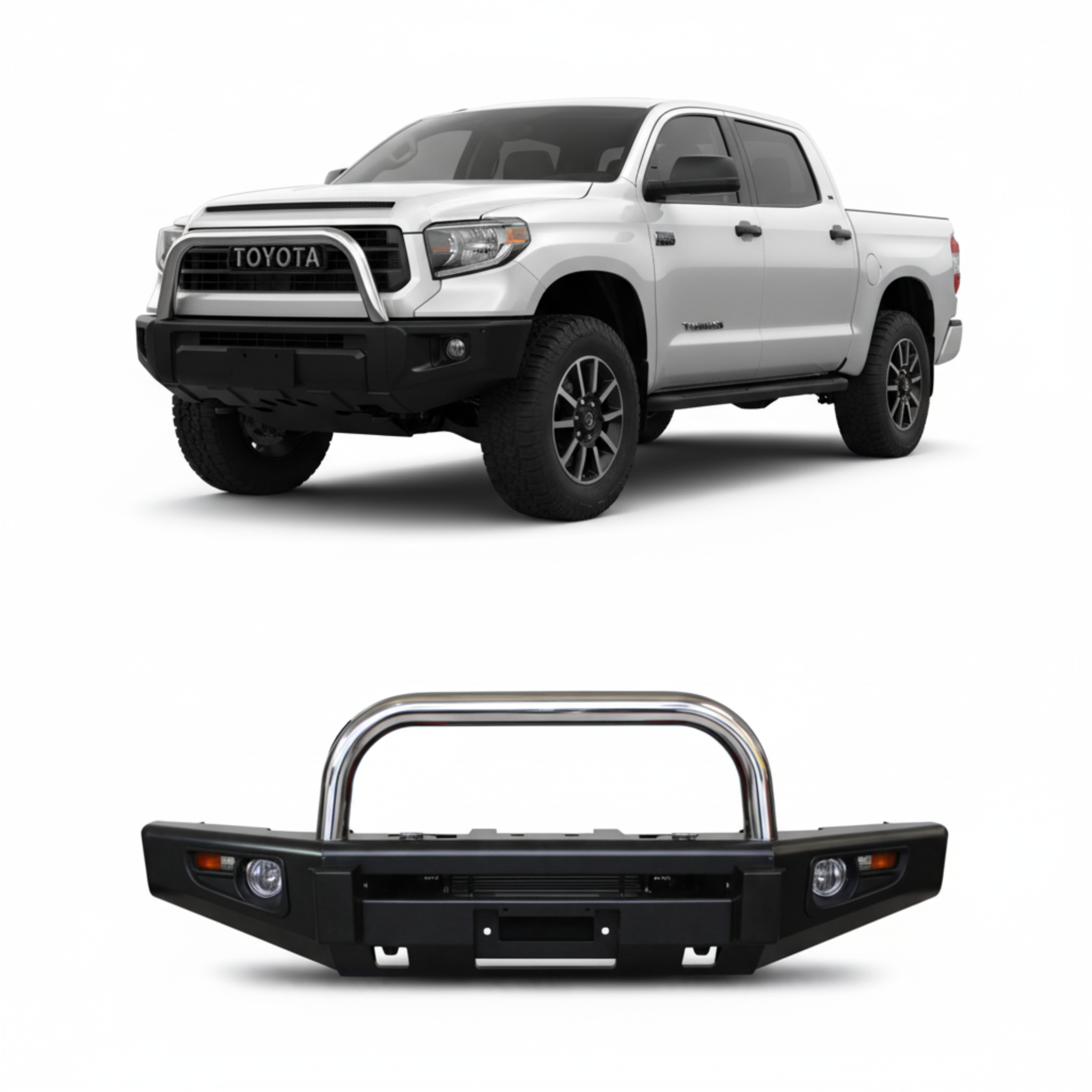Toyota Tundra Front Bumper Sahara Pro Performance Off-Road Steel Bumper | UAE