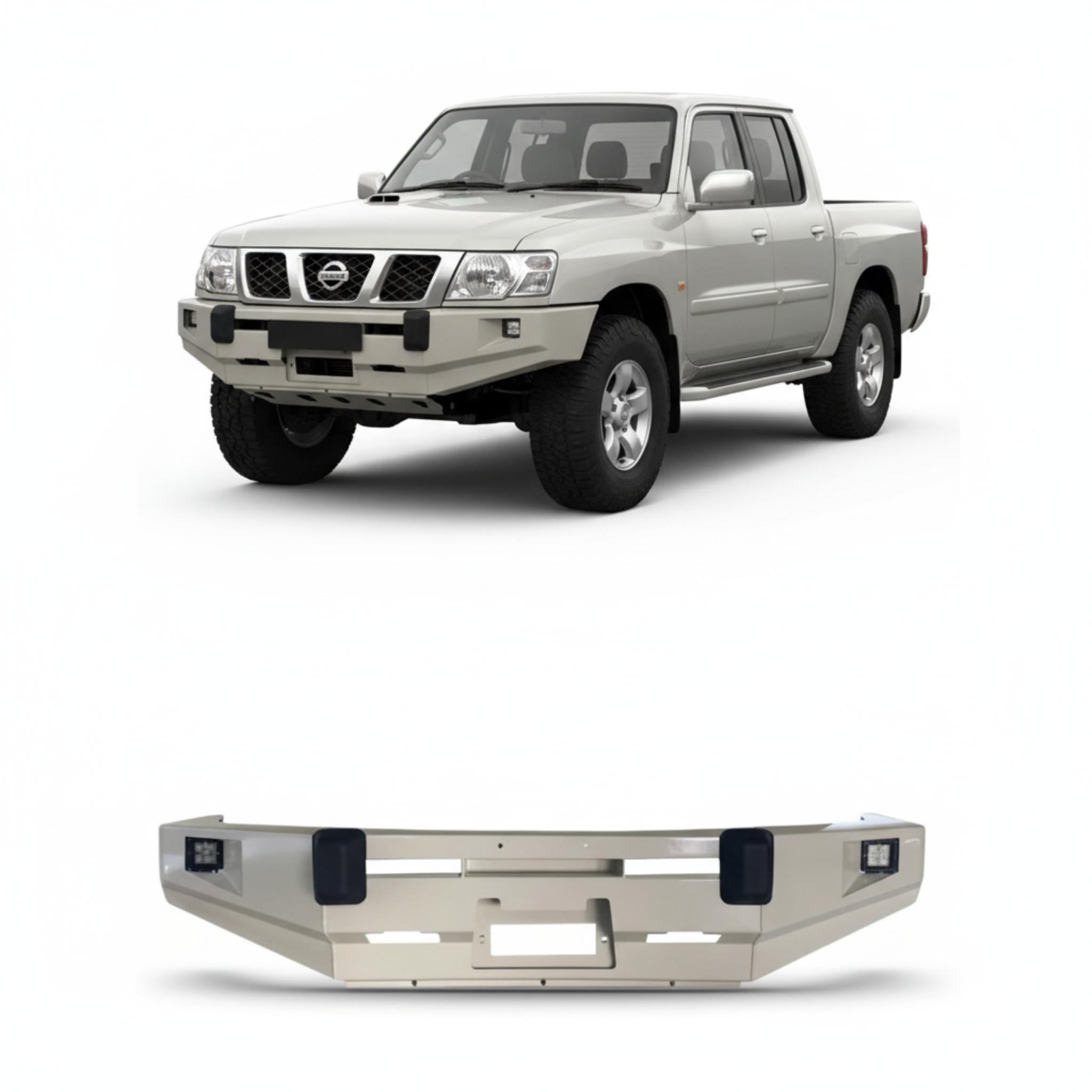 Nissan Patrol Y61 Front Bumper Pro Performance Plain | UAE