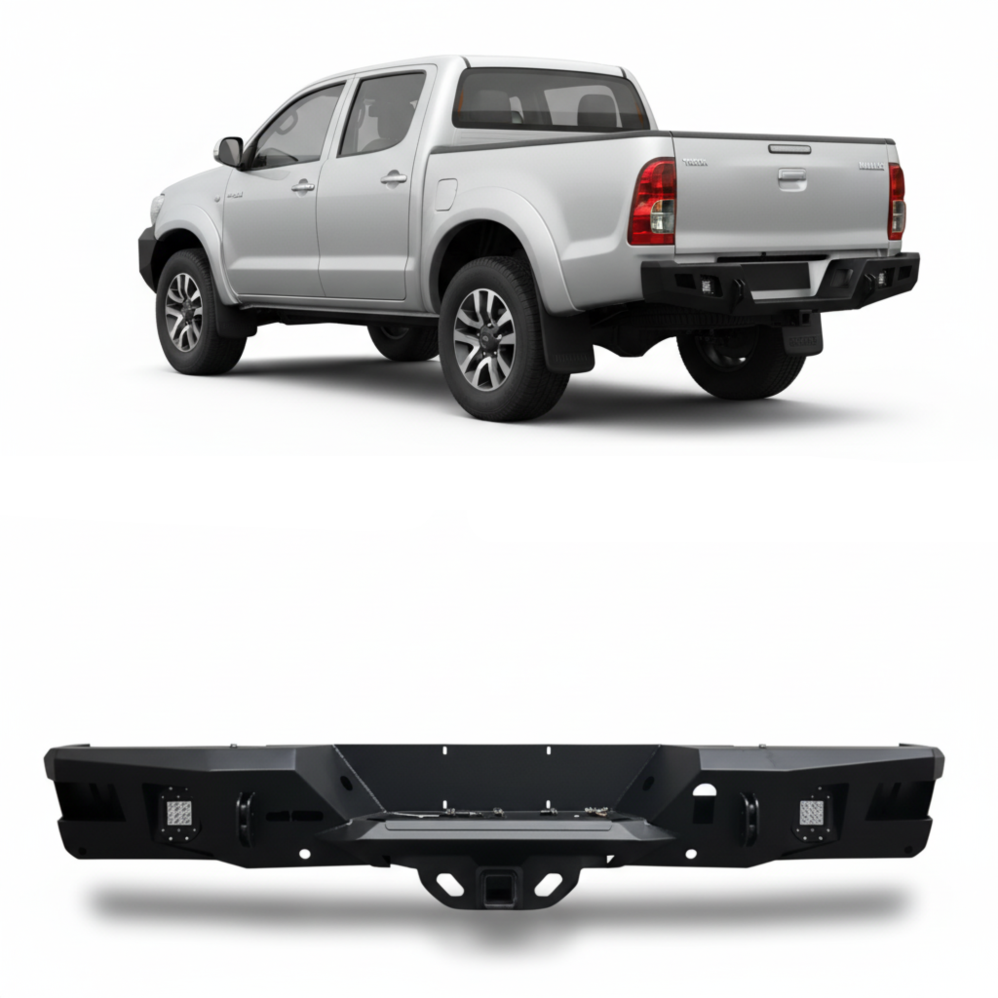 Toyota Hilux Rear Bumper Pro Performance Off-Road Steel Bumper | UAE