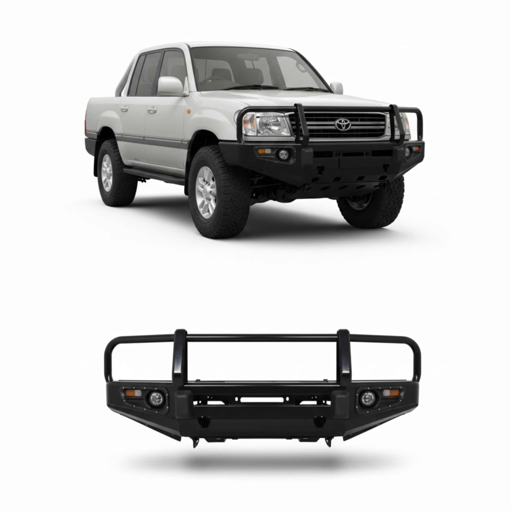 Toyota LC100 Front Bumper Technical Pro Performance Off-Road Steel Bumper | UAE