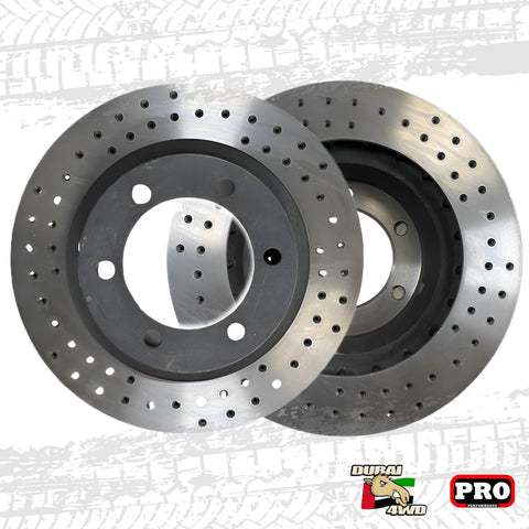 Pro Performance Front Left Disc Brake—an essential component within our range of 4x4 offroad accessories. Tailored for the FJ Cruiser 07-16, this brake exemplifies precision and reliability from Dubai 4WD environments