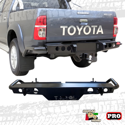 Pro Performance Hilux 05-15 | Rear Bumper Off-Road Blacka sleek and functional addition for 4x4 offroad enthusiasts in Dubai