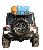 WRANGLER|97-06|REAR BUMPER  W/ TYRE HOLDER&CARGO BASKET - Dubai4wd