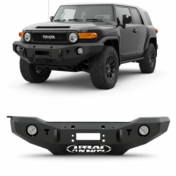 FJ Cruiser Front Bumper Plain Pro Performance Off-Road Steel Bumper ...