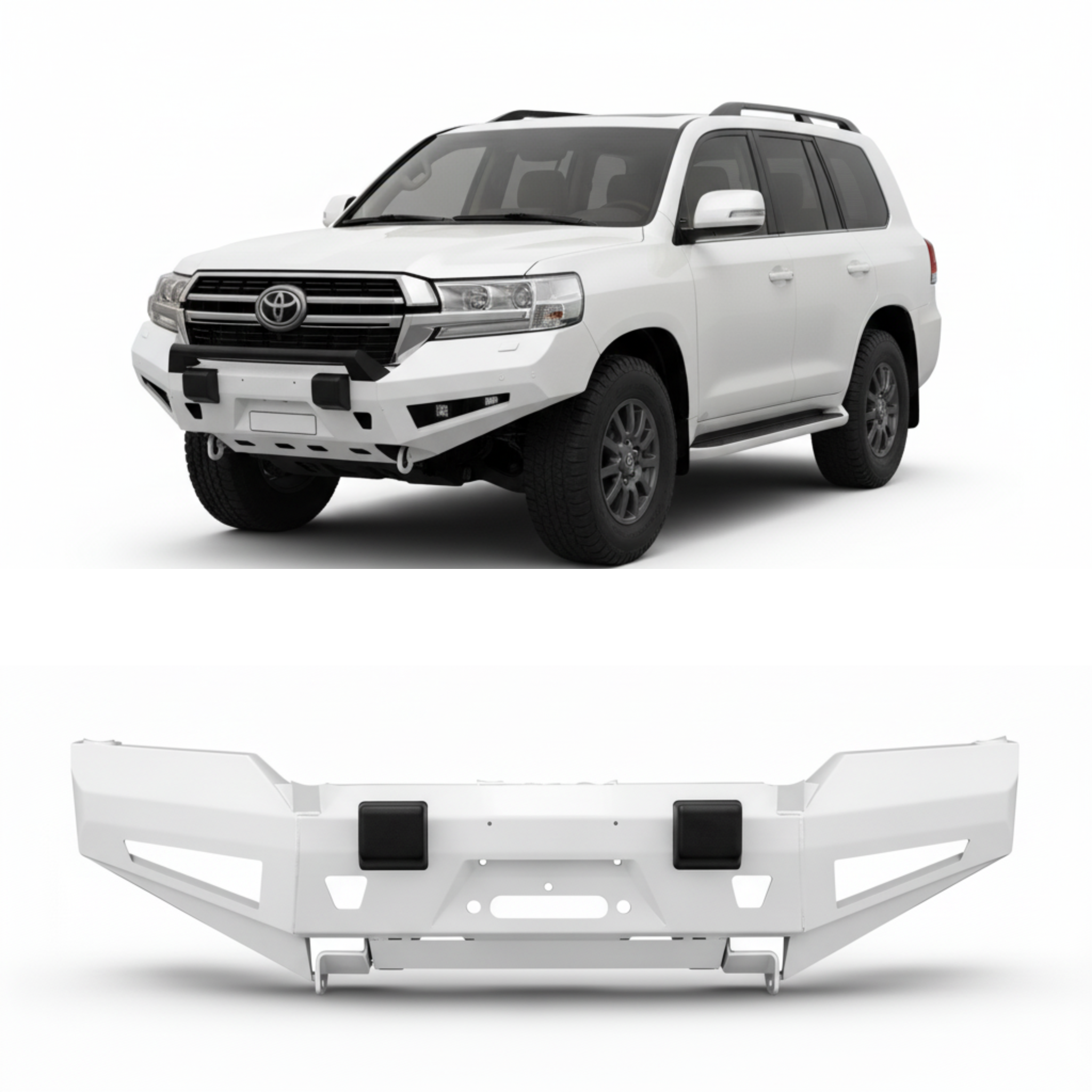 Toyota LC200 Front Bumper Small Pipe Pro Performance Off-Road Steel Bumper | UAE