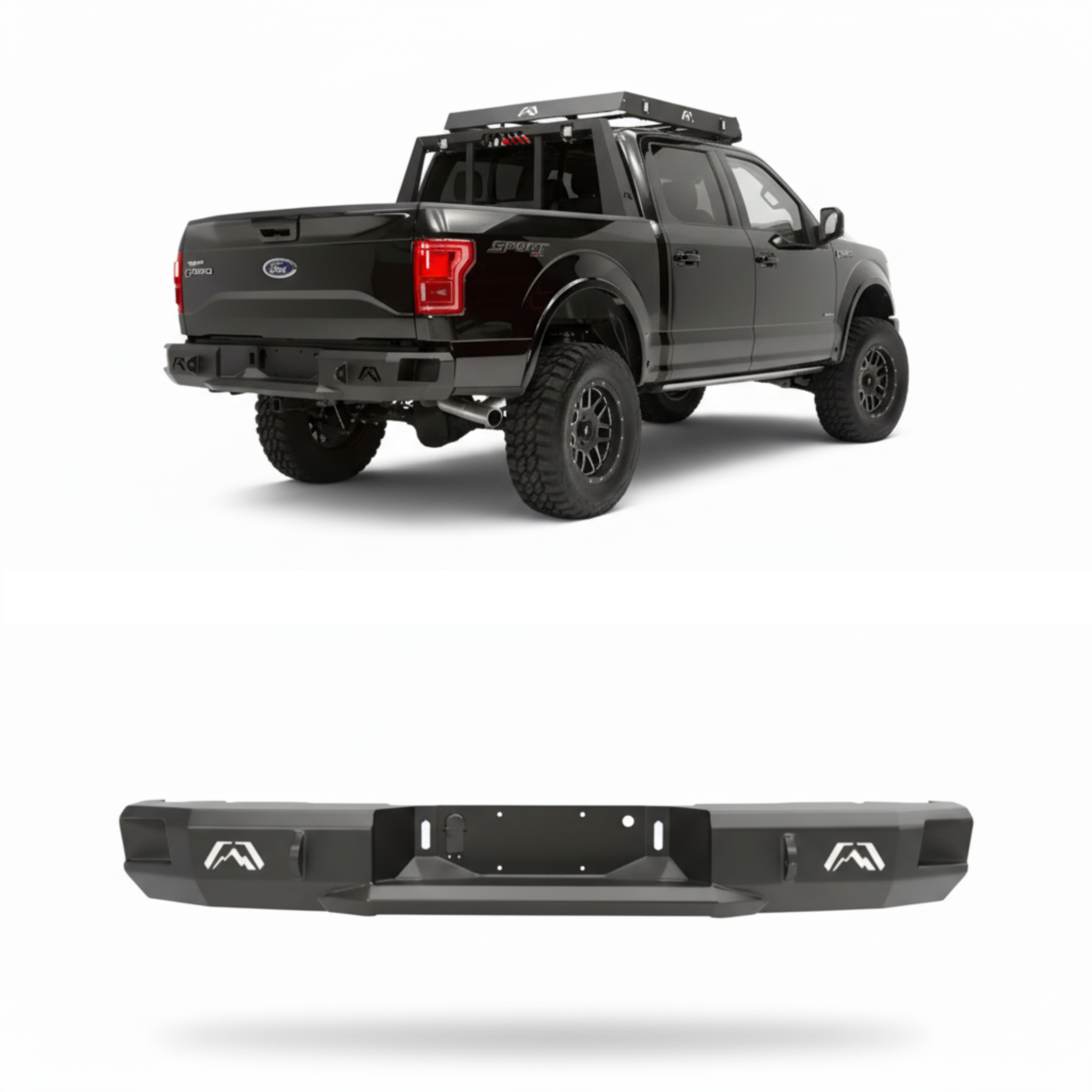 Ford F150 Rear Bumper Pro Performance Off-Road Steel Bumper | UAE