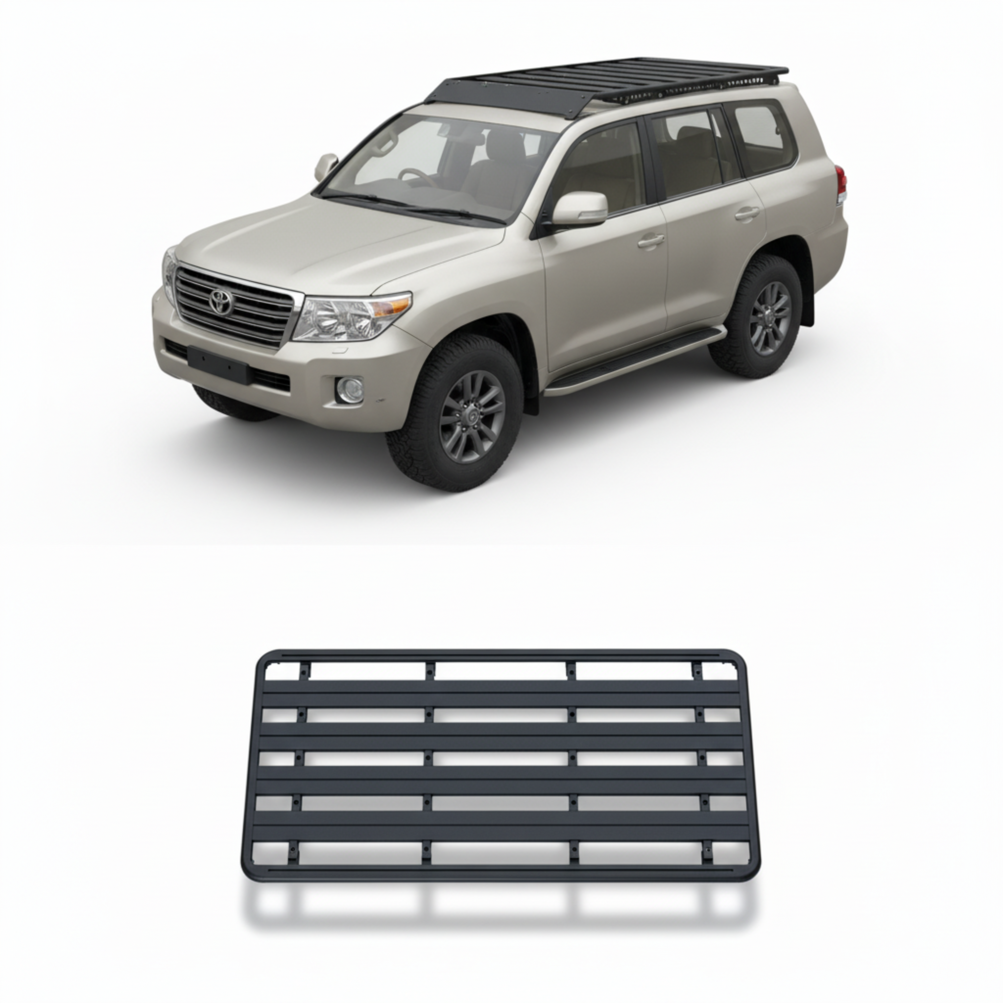 Universal Aluminum Roof Rack | Heavy-Duty Cargo Carrier | UAE