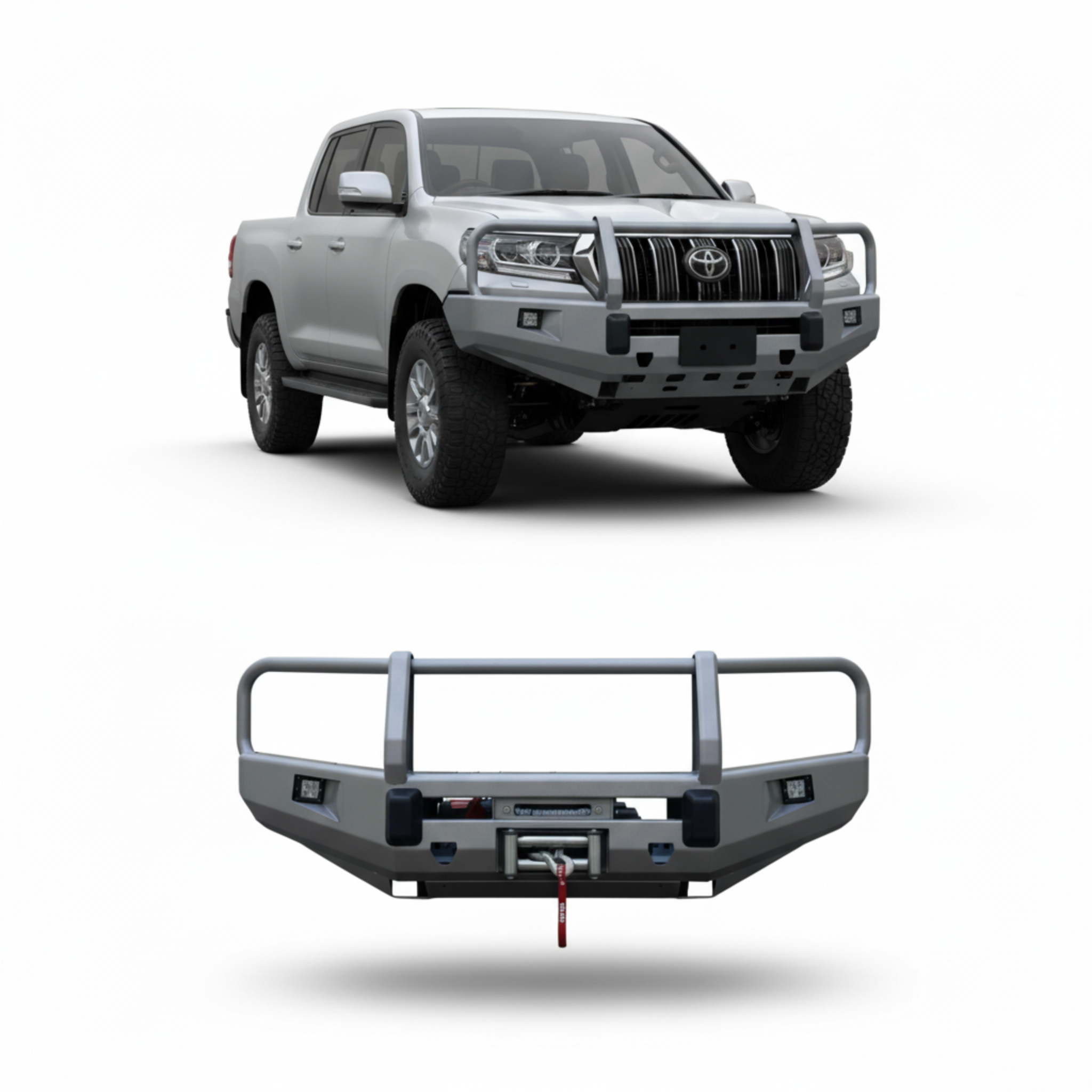 Toyota LC200 Front Bumper Technical Pro Performance Off-Road Steel Bumper | UAE
