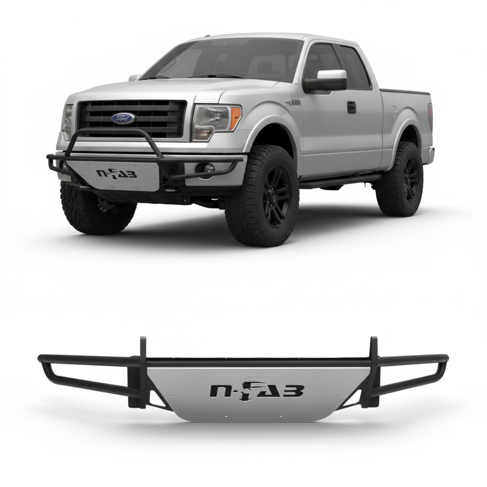 Ford F150 Front Bumper Pro Performance Off-Road Steel Bumper | UAE