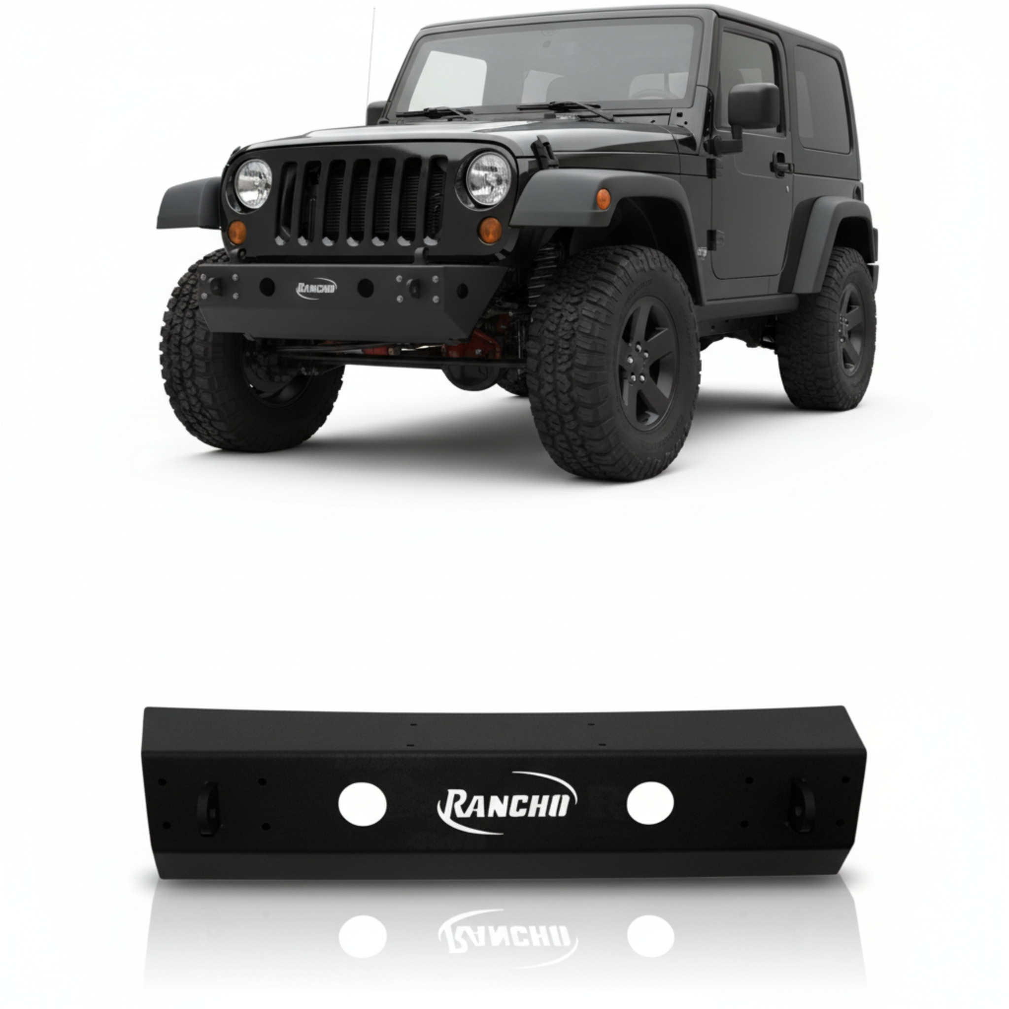 Jeep Wrangler TJ Front Bumper Rancho Off-Road Steel Bumper | UAE