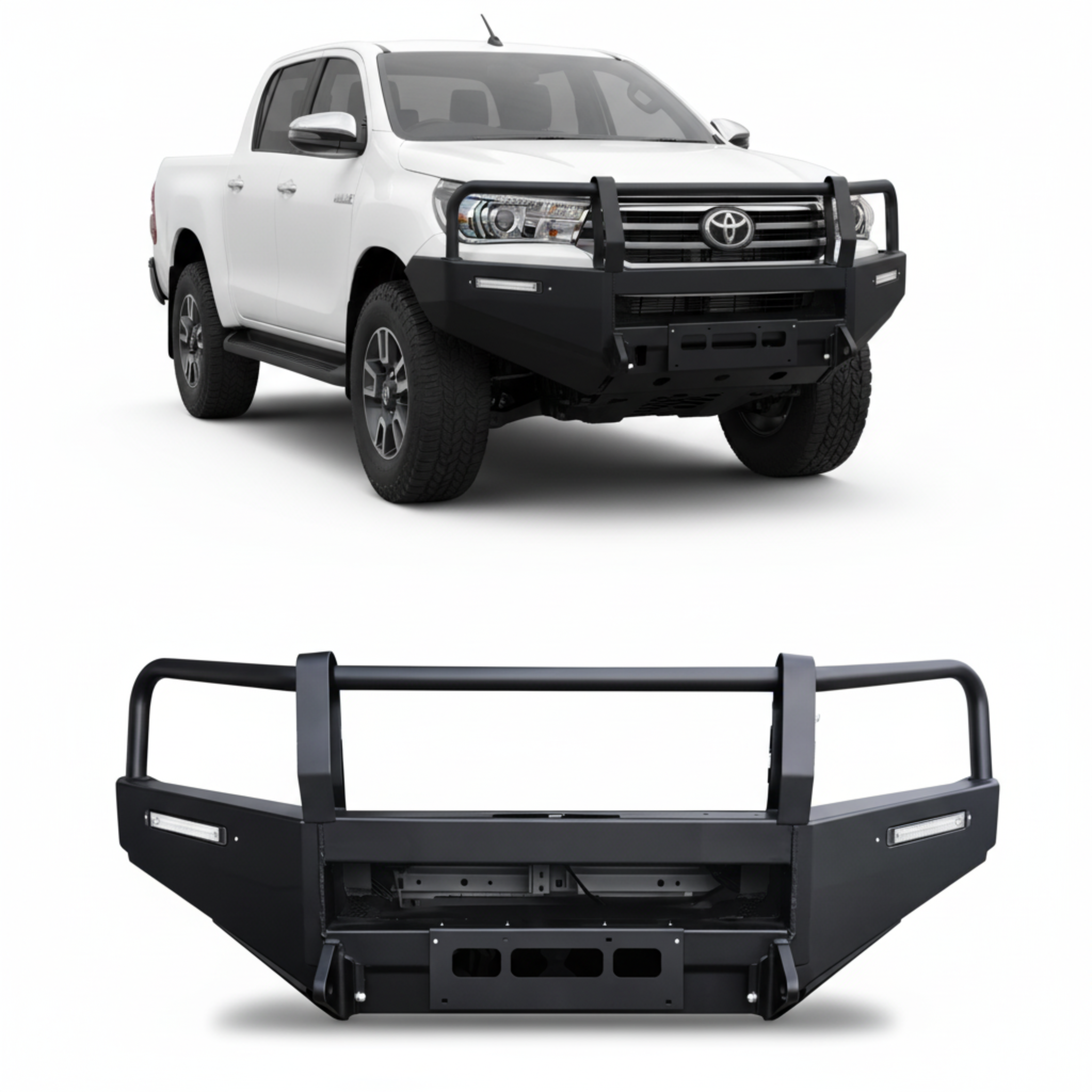 Toyota Hilux Revo Front Bumper Pro Performance Off-Road Steel Bumper | UAE