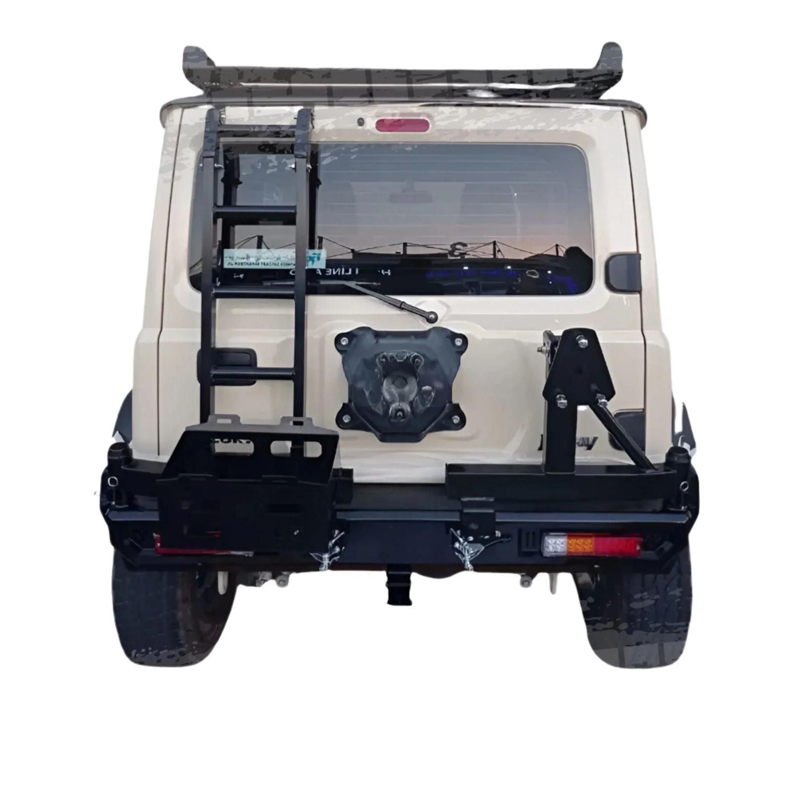 Suzuki Jimny Rear Bumper With One Tire & One Jerry Can Holder Pro Performance | UAE