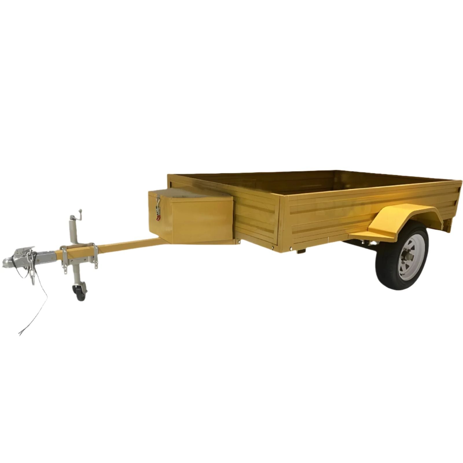 Heavy-Duty Box Trailer Yellow | PRO Performance | UAE