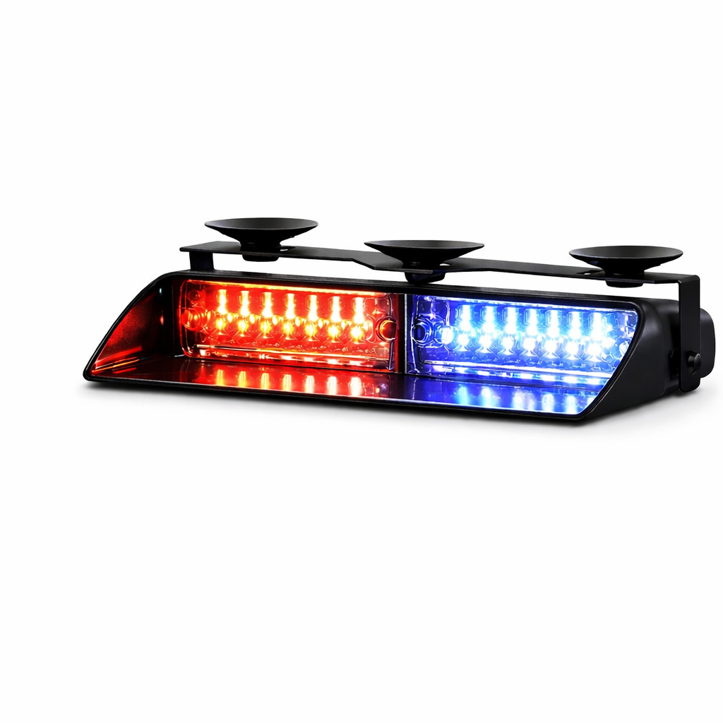 Dashboard Strobe Light Red/Blue | Emergency LED Warning Light | UAE