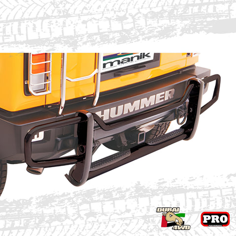MANIK's HUMMER H2 Rear Bumper Guard in Stainless Steel