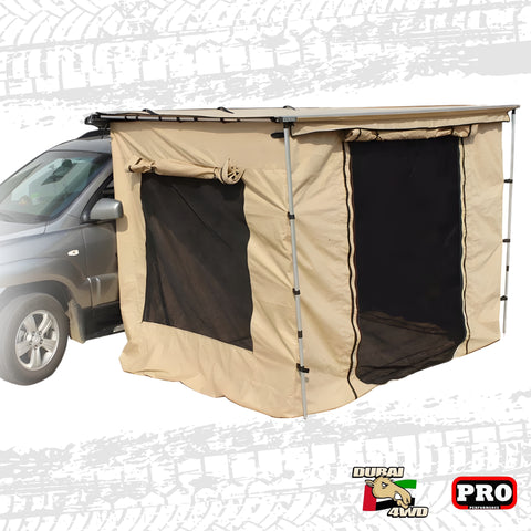 PRO PERFORMANCE - SIDE AWNING 2.5X.2.5M | WALL CANVASS | 4WALLS/ROOF/FLOORING