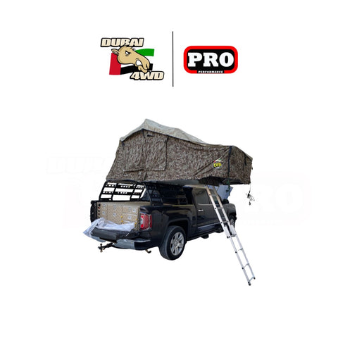 PRO PERFRPMANCE - EXTENSION ROOF TOP TENT WITH LADDER-UAE SAND - DUBAI4WD.COM