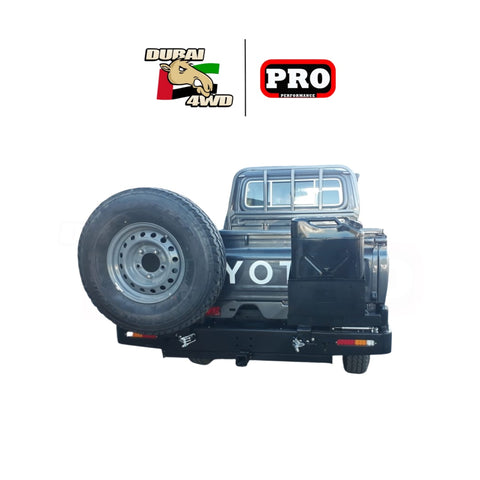 PRO PERFORMANCE - LAND CRUISER LC70 SERIES | REAR BUMPER WITH TWO HOLDER dubai4wd.com