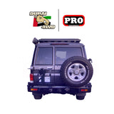 PRO PERFORMANCE - LAND CRUISER LC70 SERIES | REAR BUMPER WITH TWO HOLDER dubai4wd.com